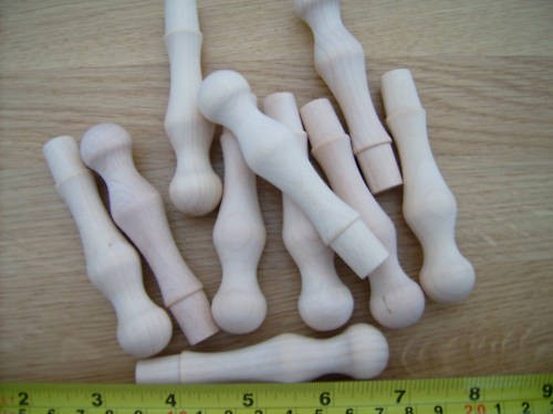 10x hardwood shaker pegs - 10x,