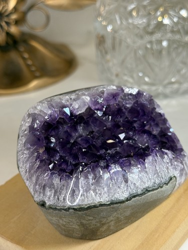 Deep purple amethyst geode - deep,