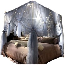Full queen size canopy bed - canopy,