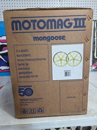 Mongoose motomag bmx iii nib - bmx,
