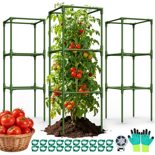 Pack square tomato cages for - pack,