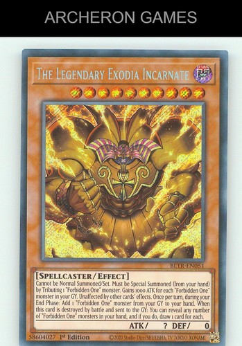 The legendary exodia incarnate - the,