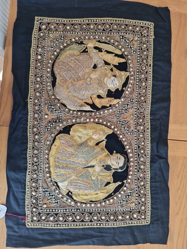 Early burmese embroidery - early,