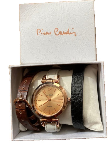 New pierre cardin white strap - new,