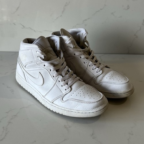 Nike air jordan mid white - air, 1