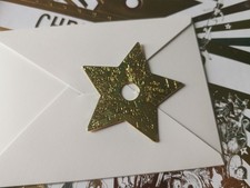 Christian Dior Star Gold-tone Bag Charm Keychain Pendant Christmas Ornament 