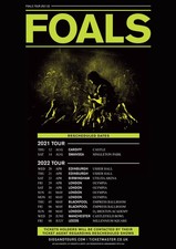 Foals UK Tour 2021 A3 A4 Print Poster Unframed