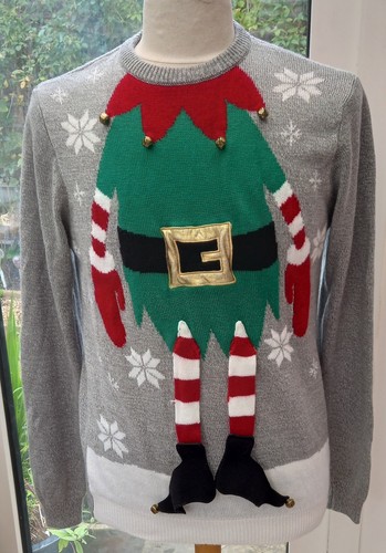 Christmas jumper elf design - jumper,