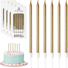 DONQL 24PCS Tall Birthday Cake