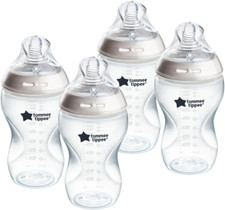 Tommee Tippee Anti-Colic Baby Bottles 340ml 4-Pack, Medium Flow, Self Sterilize