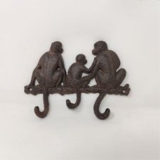 Cast Iron Monkey Family Tail