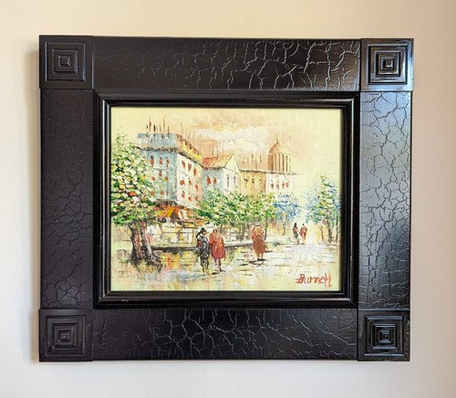 Burnett signed impasto - burnett,