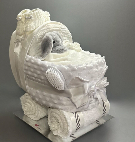 Nappy cake pram - pram, girl