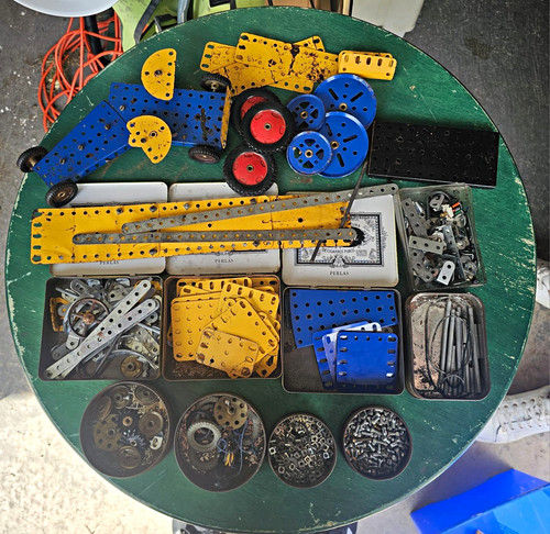 Meccano vintage bulk lot - bulk,