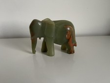Polished Green Onyx Elephant