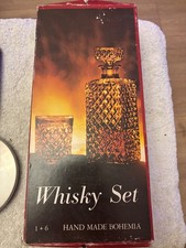 Bohemia Glass Whisky Set
