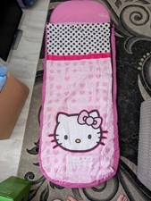 Hello Kitty ReadyBed Inflatable Kids Air Bed Sleeping Bag for Camping Sleepovers