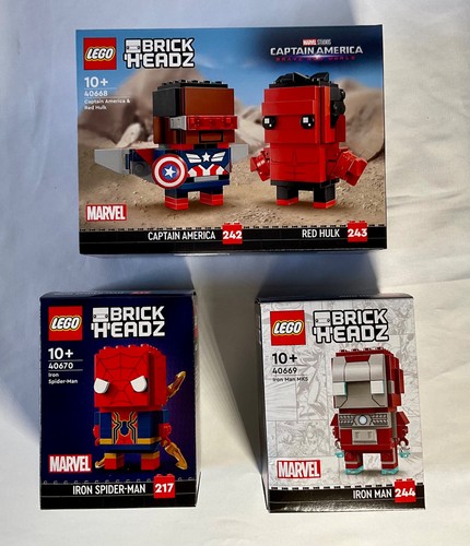 Lego brickheadz marvel - lego, brickheadz: