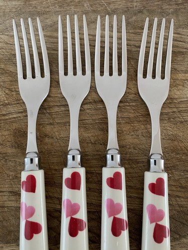 Emma bridgewater hearts forks - bridgewater,