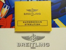 BREITLING SUPEROCEAN STEELFISH DIVER WATCH INSTRUCTION MANUAL BOOK GUIDE BOOKLET