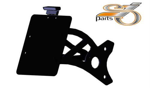 License plate holder side