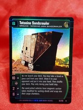 Star wars card rare tattooine sandcrawler 2002 66/180 foil WotC Star Wars TCG