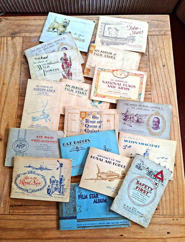 Cigarette card albums - cigarette,