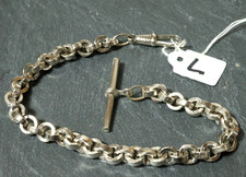 Old Silver Pocket Watch Chain