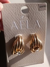 Aela (Next) Gold Tone Earrings