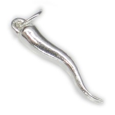 Horn of life plenty sterling silver charm pendant .925 x 1 charms