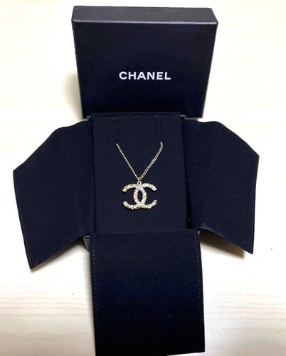 Chanel silver metal long - chanel,