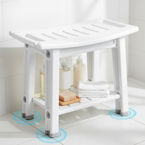 Corner shower stool hdpe - shower,