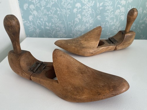 Pair vintage retro wooden - pair, of