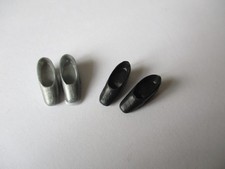 Palitoy Pippa doll Topper Dawn - HTF silver & black split free flat top shoes