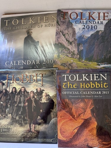 Tolkien illustrated calendar - illustrated,