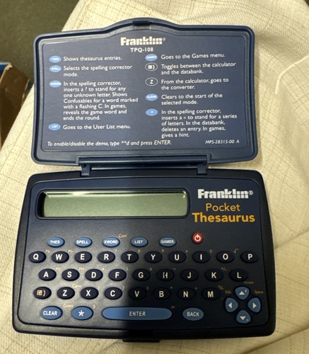 Franklin wordmaster tpq - wordmaster,