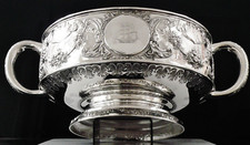 Large Antique Sterling Silver