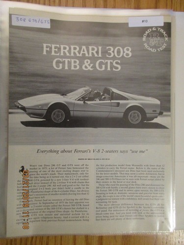 Ferrari article road test - ferrari#10,