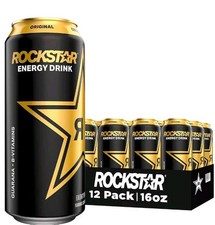 Rockstar Energy Drink - Original - Non-Alcoholic -200 mg Caffeine Bbe March 2025