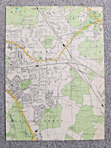 1929 antique bacon map of - antique,