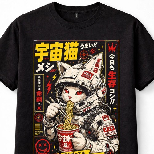 Space cat astronaut - space,