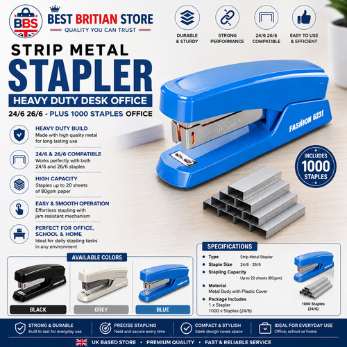 Strip metal stapler heavy - metal,