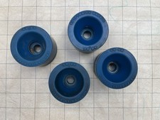 Vintage NOS Kryptonics Star Trac 1st GEN Raised Letter Skateboard Wheels Blue