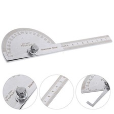 100 Mm Multifunctional Ruler Protractor Angle Measuring Tool Large