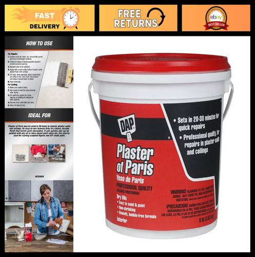 Plaster paris dry - paris, mix