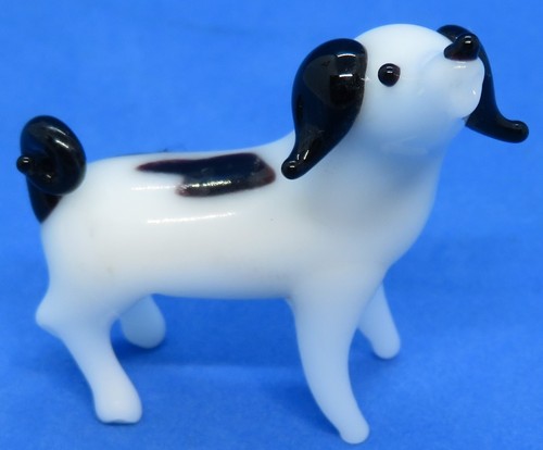 Chinese back white glass - back, &