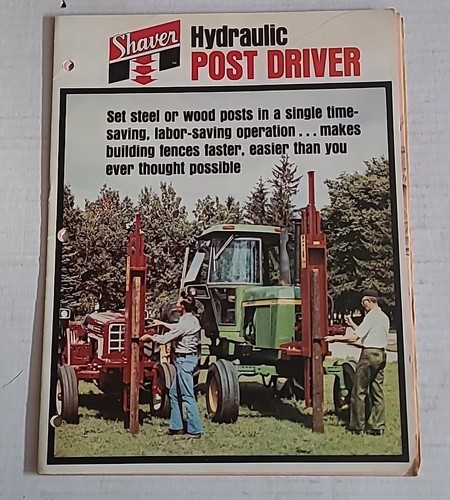 Shaver hydraulic post - post, driver