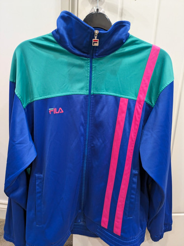 Vintage fila open mens full - us,