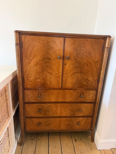 Vintage art deco - deco, walnut