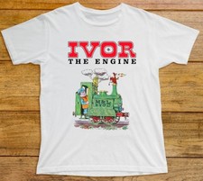 Ivor The Engine T Shirt TV Show Train Railway Animation Trumpton Clangers GT376